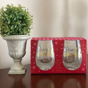 MIXIT - Set of 2 Stemless Wine Glasses